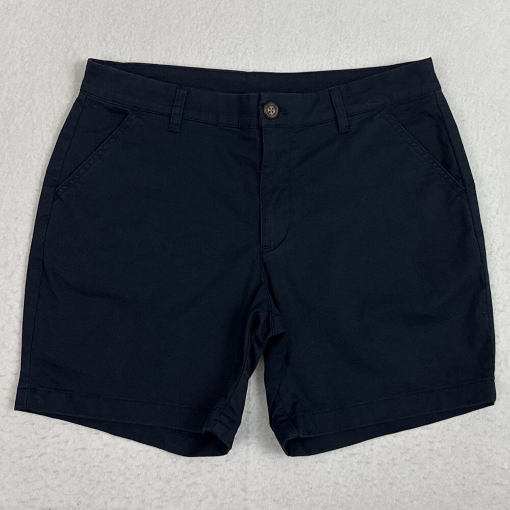 Chubbies The Originals Shorts Men’s 32 Navy Blue Stretch Twill 7” Inseam Chino